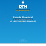 TORMENTA EL SALVADOR 2020: Reporte Situacional de los departamentos de la Libertad y San Salvador Ronda 1